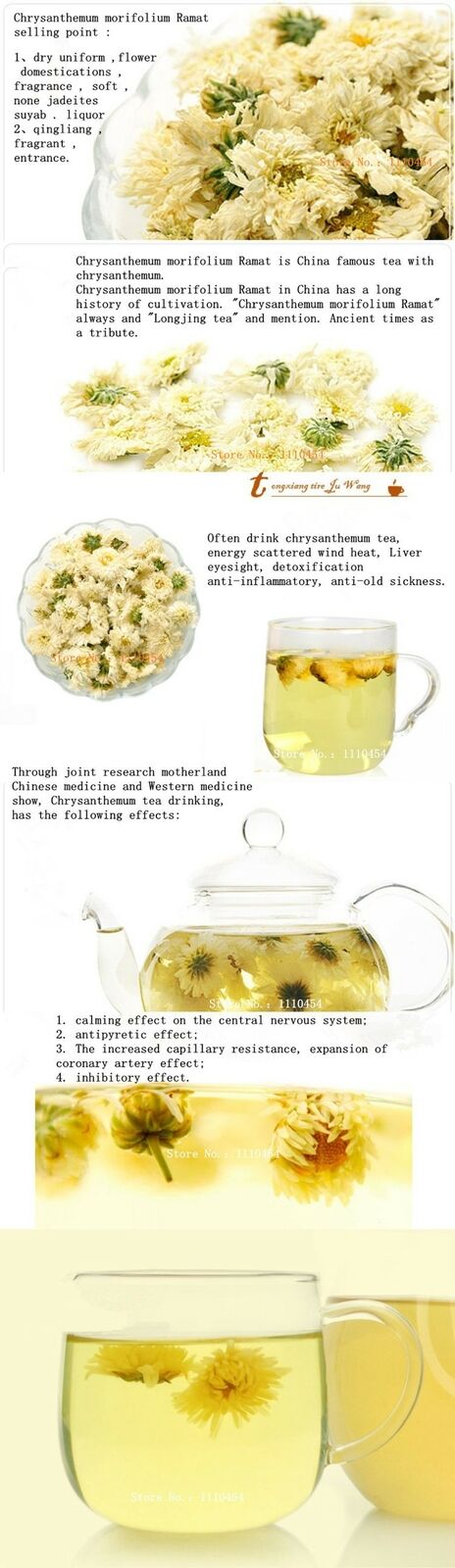 HelloYoung Chrysanthemum Tinned Flower Scented TeaChina HIgh Quanlity Chrysanthemum Tea 50g