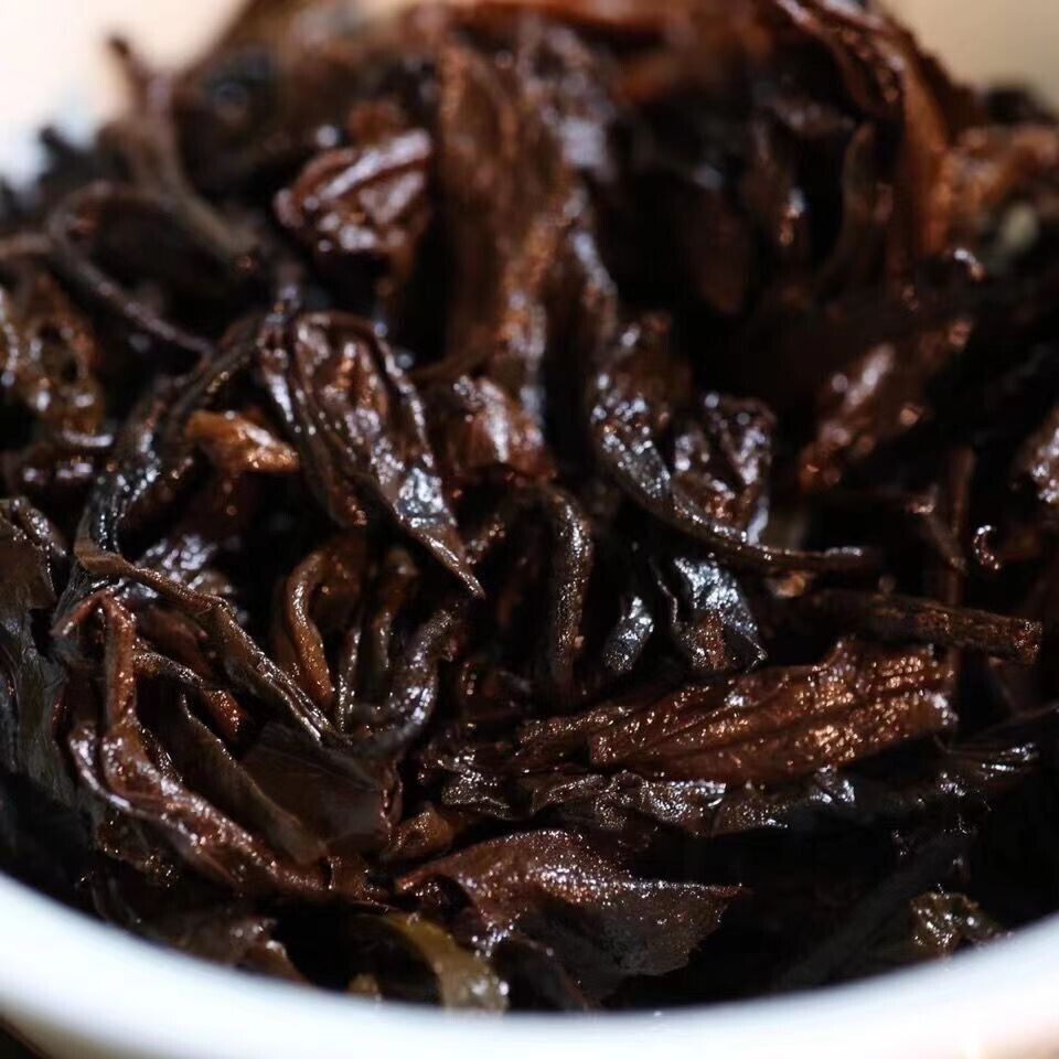 357g Yunnan Ripe Pu'er Tea 1930 Aged Pu-erh Cooked Tea Cake Old Puerh Cake Tea