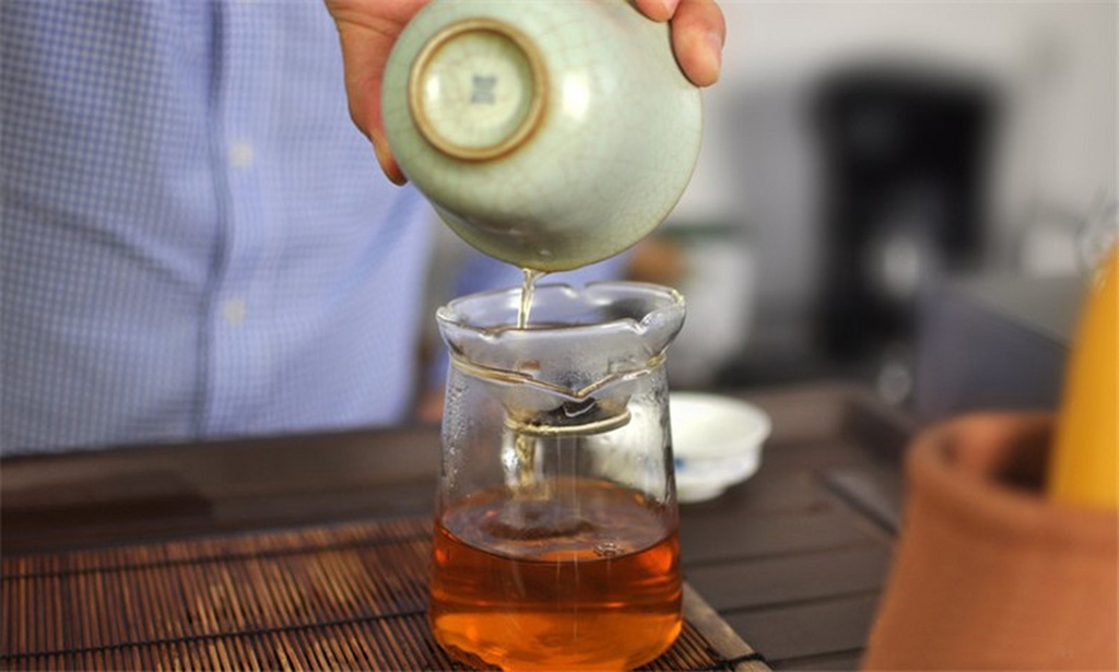 HelloYoung 338g Nature Black Tea Hunan Dark Tea The Antifatigue Jinhua Fu Chinese Brick Tea