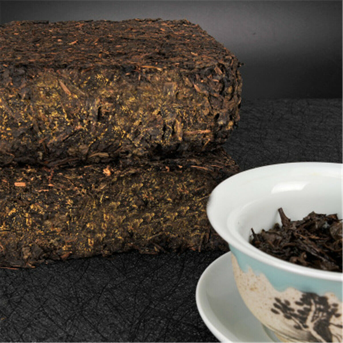 HelloYoung Black Tea Fu Cha Bai Sha Xi Organic Anhua Baishaxi Fucha Hunan Anhua Dark 950g Secondary image