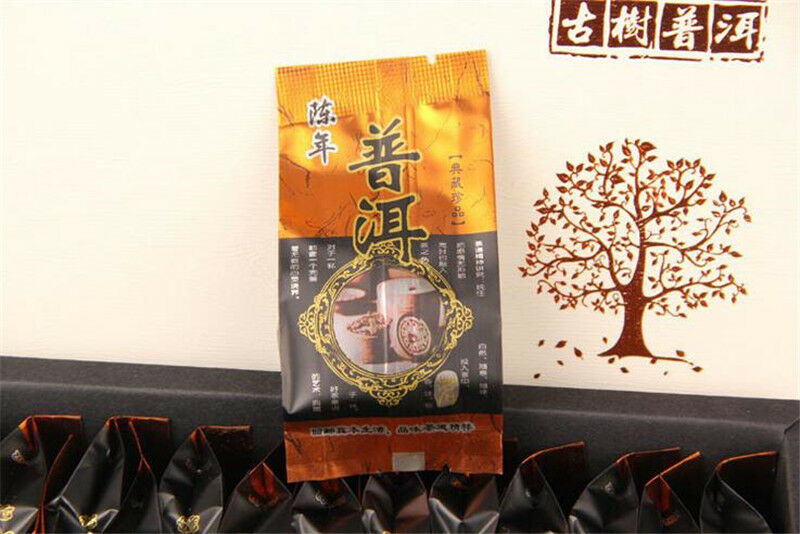 HelloYoung 25Bags 125g Mini Puer Tea Natural Ripe Puerh Tea Chinese Loose Tea Shu Pu er Tea