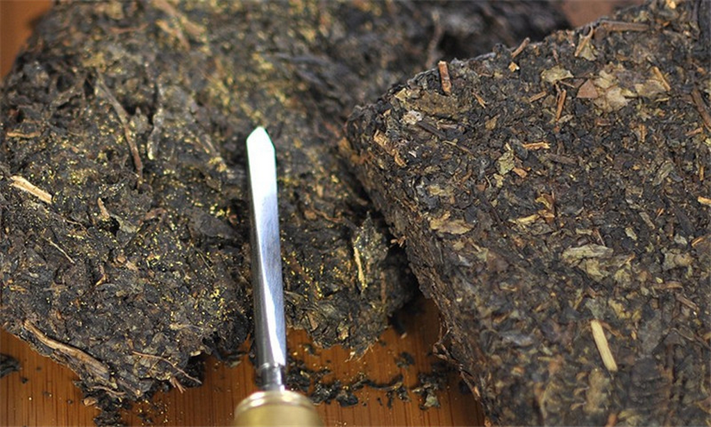 HelloYoung 338g Nature Black Tea Hunan Dark Tea The Antifatigue Jinhua Fu Chinese Brick Tea