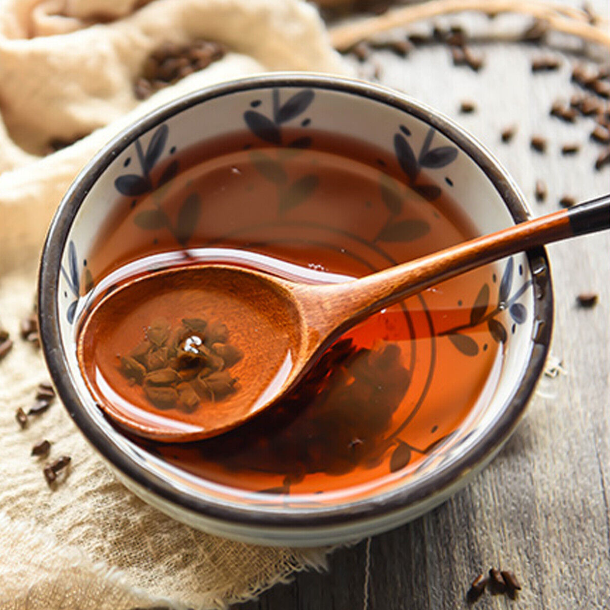 HelloYoung Ningxia Herbal Tea Traditional BlackTea Improving Acuity of Vision Healthy China