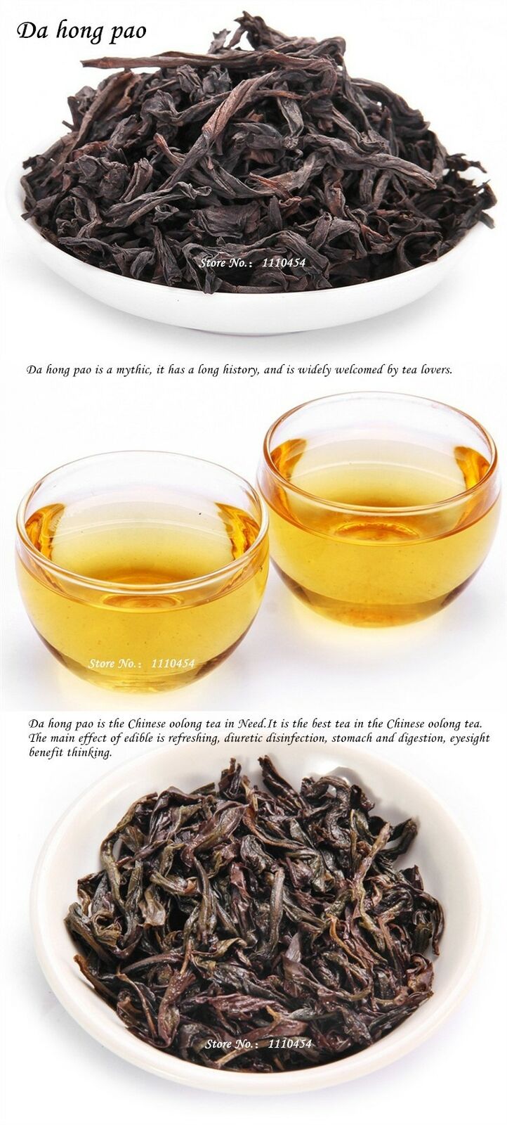 HelloYoung Jinjunmei Lapsang Souchong Dahongpao Tea Black Tea 3kinds of Flavors Tea 12 Bags