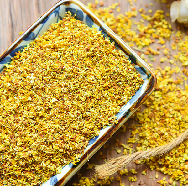 HelloYoung Chinese Premium Sweet-scented Osmanthus Flower Organic Dried Fragrans Tea Herbal