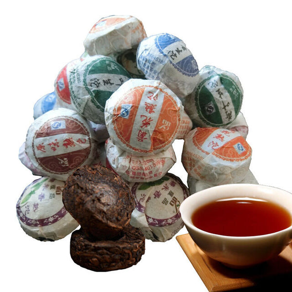 10 pcs 50g Puer Tea China Top-Grade Raw and Cooked Puerh Tuocha Tea