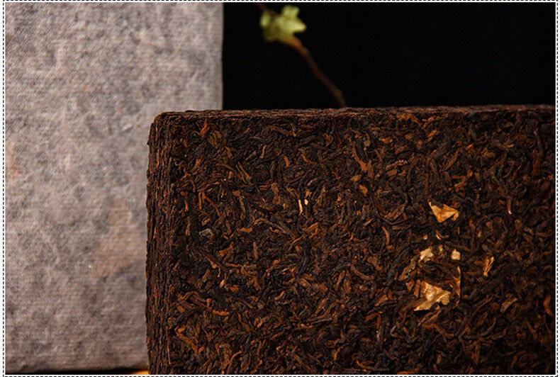 200g 45Years Yunnan Black Tea Cooked Puer Tea Ripe Pu-erh Tea Brick Slimming Tea