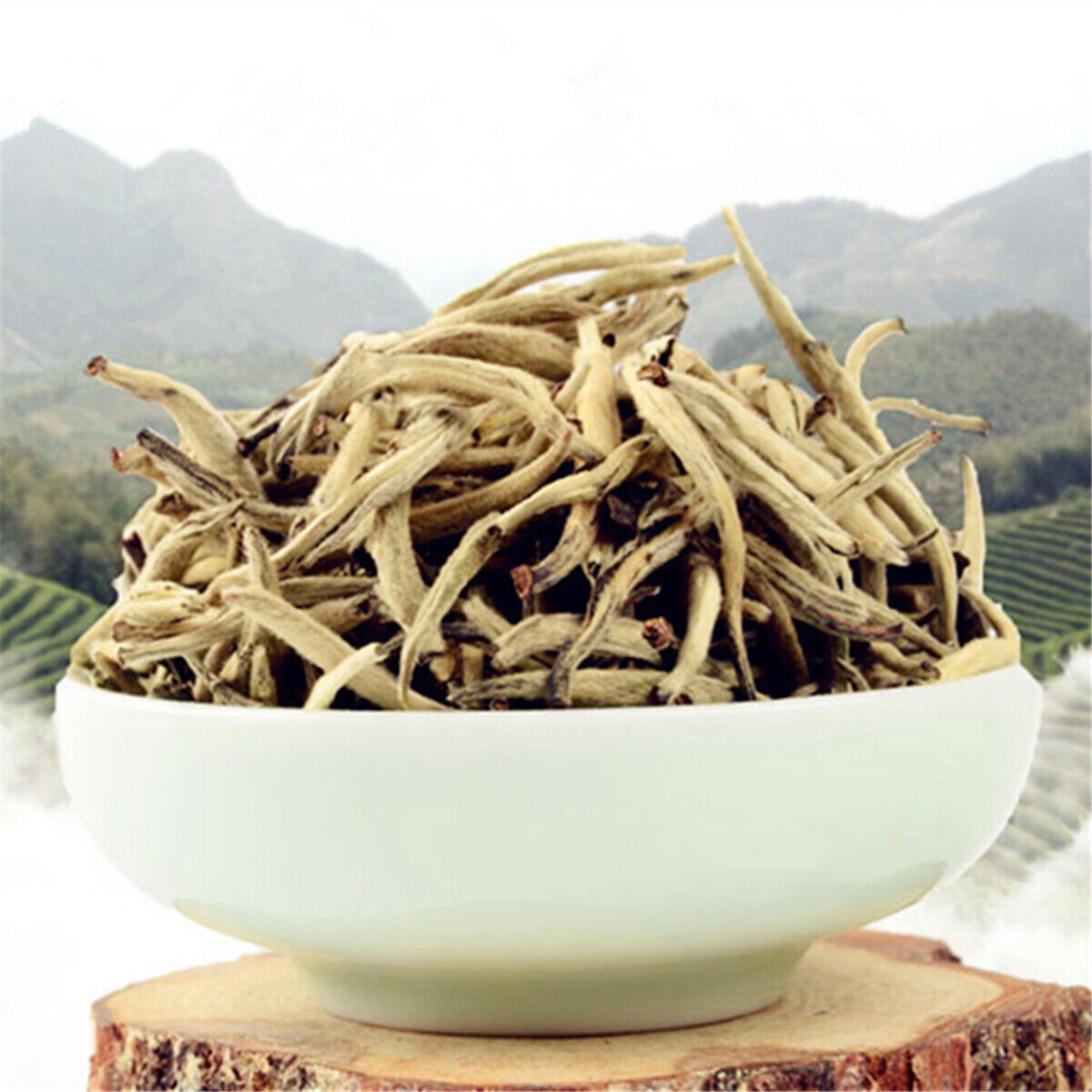 HelloYoung Chinese Organic Tea Health Care Food White Tea Silver Needle Tea Anti-age 100g