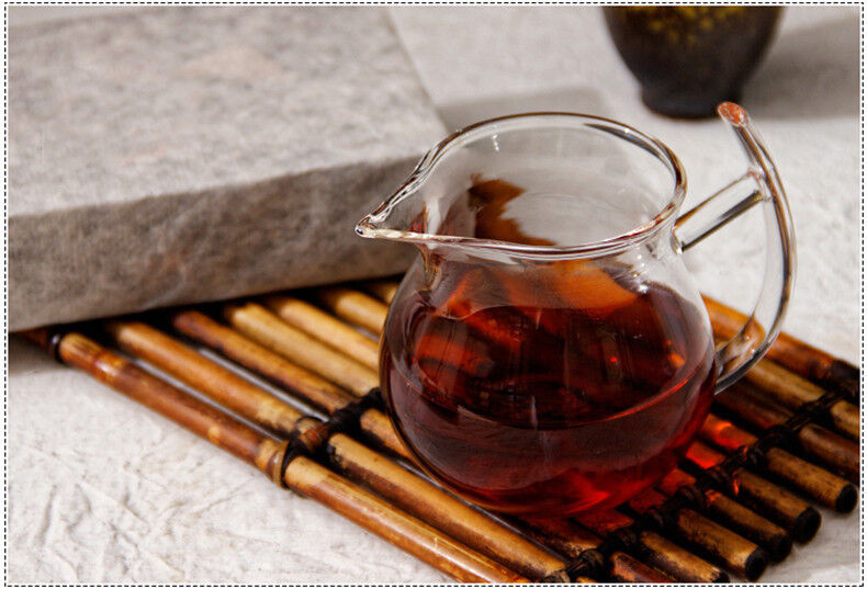 200g 45Years Yunnan Black Tea Cooked Puer Tea Ripe Pu-erh Tea Brick Slimming Tea
