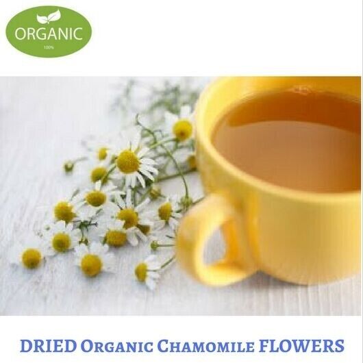 100 Gram Dried Organic CHAMOMILE FLOWER - Matricaria recutita - Herbal Tea Secondary image