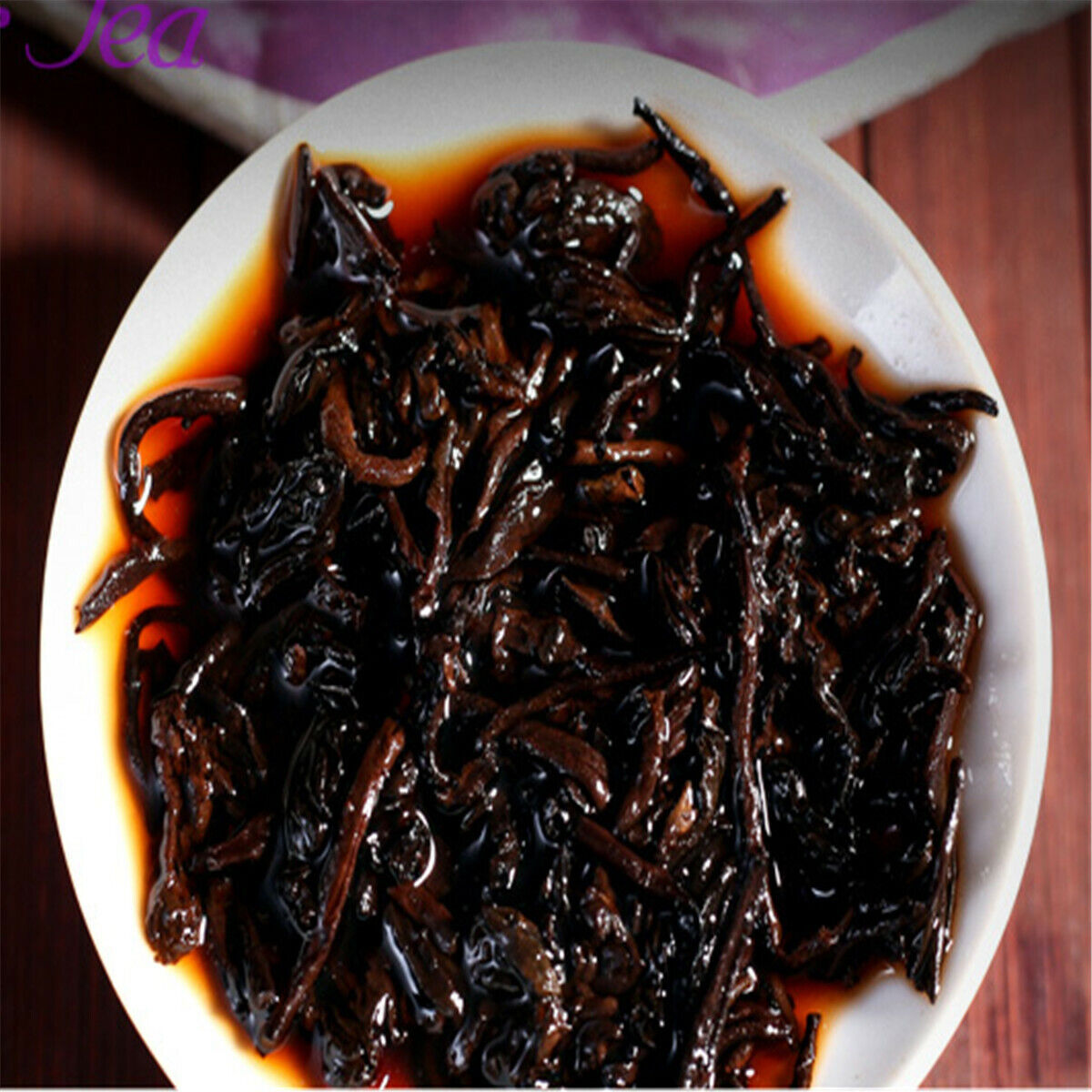 HelloYoung Material Black Tea Pu-Erh Tea Ripe Tea Yunnan Purple Bud Puer Old Tree Pure 357g