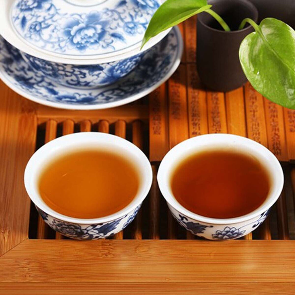 HelloYoung Natural BoKu Ancient Tree Golden Bud Puerh Tea Brick Yunnan Pu-erh Ripe Tea 250g