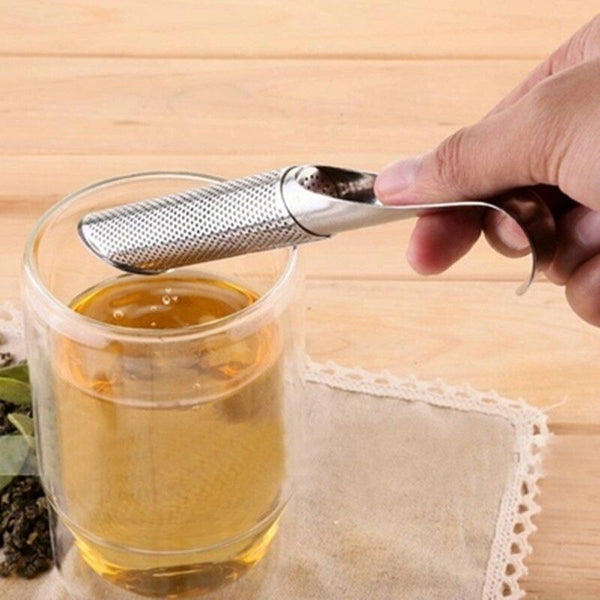 Pipe Shape Loose Leaf Diffuser Tea Strainer Stainless Steel Infuser Tea Filter