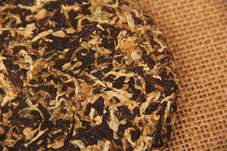 HelloYoung 100g Puer Chrysanthemum Flavor Black Tea Yunnan Pu Erh Tea Herbal Slimming Tea