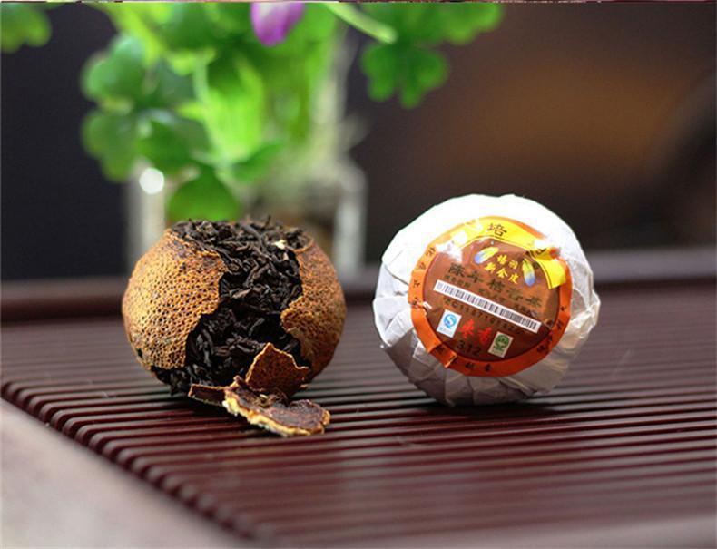 HelloYoung Tangerine peel Packaging Puerh Orange Puer cooked tea 250g Yunnan Tea Pu'er tea