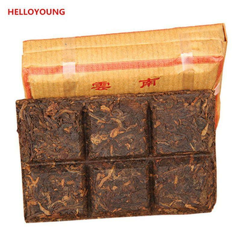 HelloYoung 50gChina Puer Tea Shu Pu-erh Ripe Tea Black Tea Slimming 100% Natural Green Food