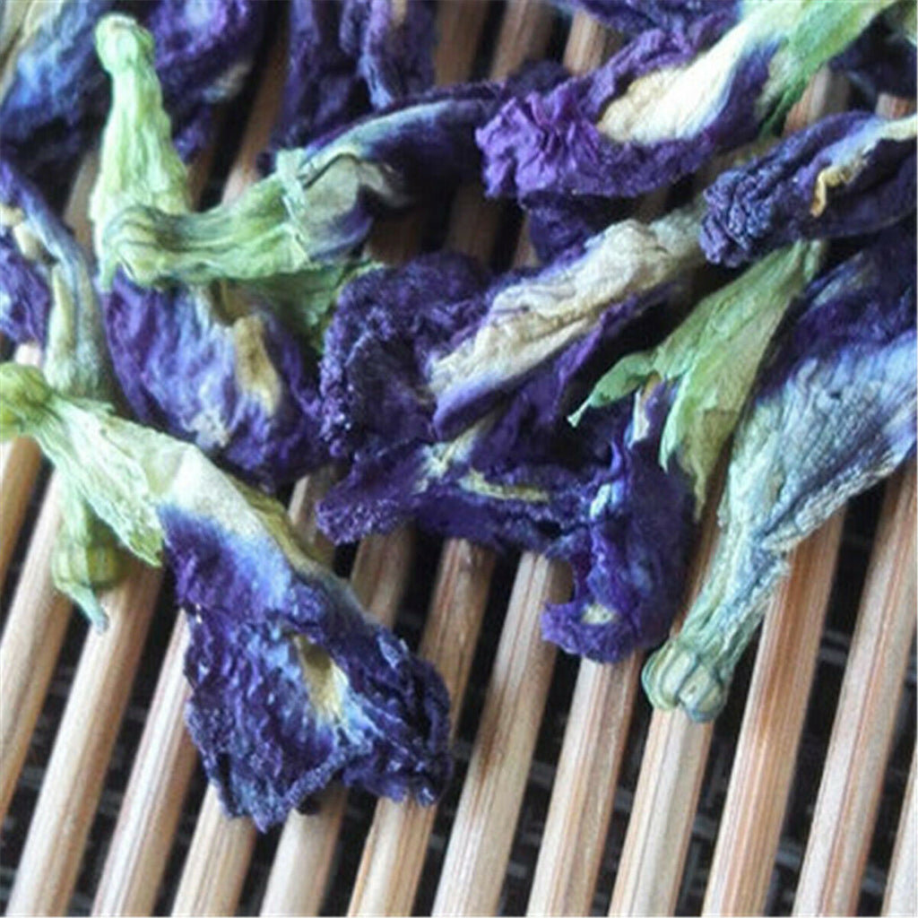 HelloYoung 100g Top Class Blue Butterfly Pea Tea Chinese Flowers Tea New Scented Tea Health