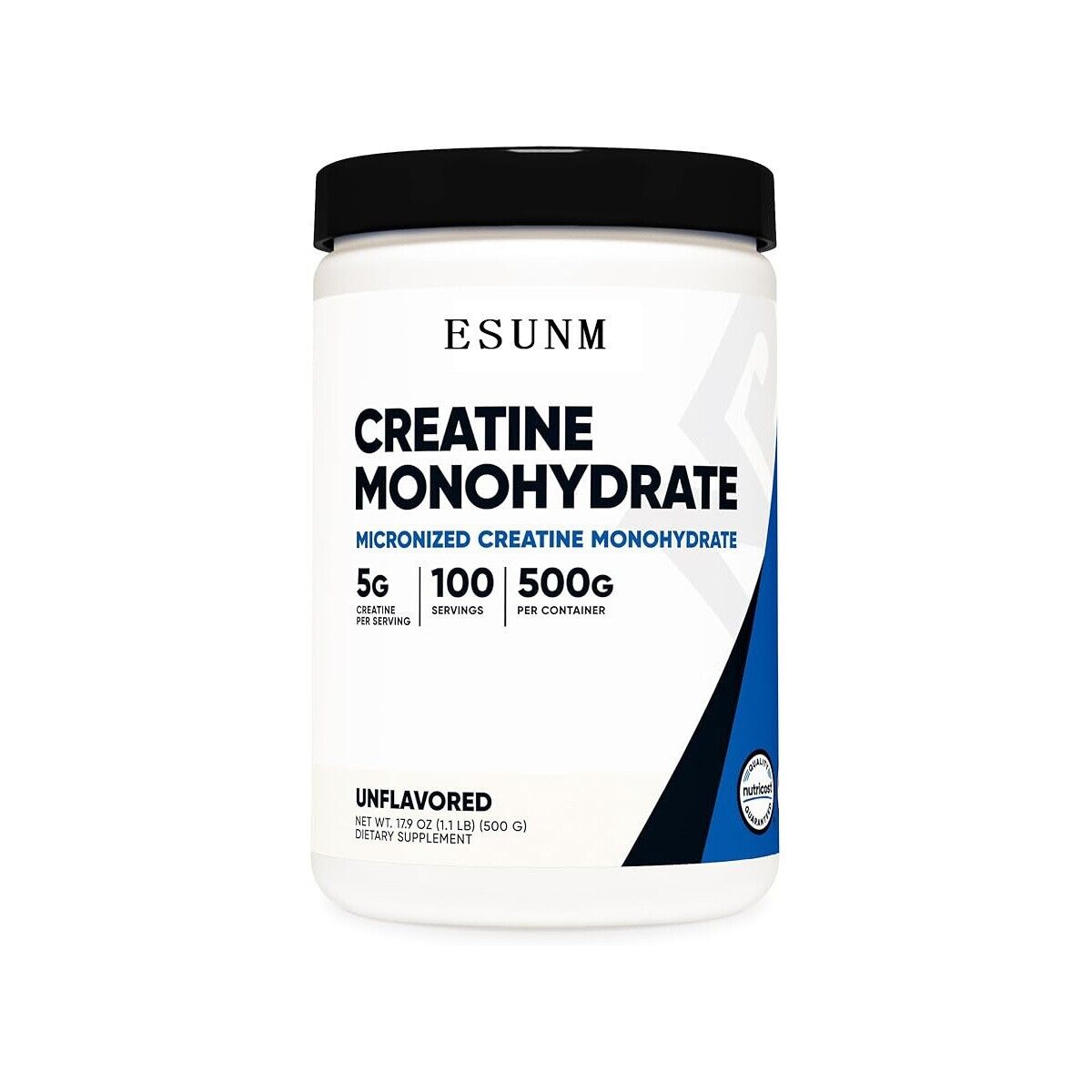 Nutricost Pure Creatine Monohydrate 500 Gram Powder Main image