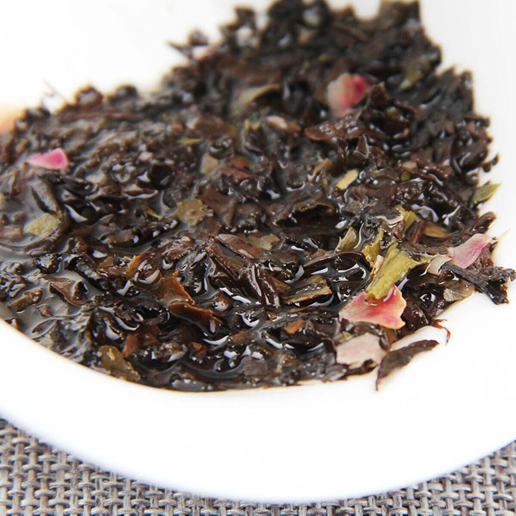 HelloYoung Healthy Care Mini Tuo Tea Rose Ripe Puerh Tea Chinese Yunnan Cooked Black Tea