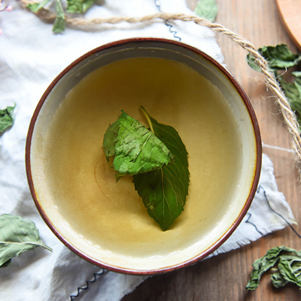 HelloYoung Top Grade Refreshing Edible Green Food Herbal Peppermint Leaf Tea Mentha Leave