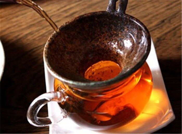 HelloYoung Oldest Puer Tea Organic Ripe Tea Healthy Drink Chinese Natural Pu Erh Tea 257g
