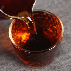 HelloYoung Ecological Ancient Tree Tea Golden Bud Lao Ban Zhang Premium Ripe Puerh Tea 357g