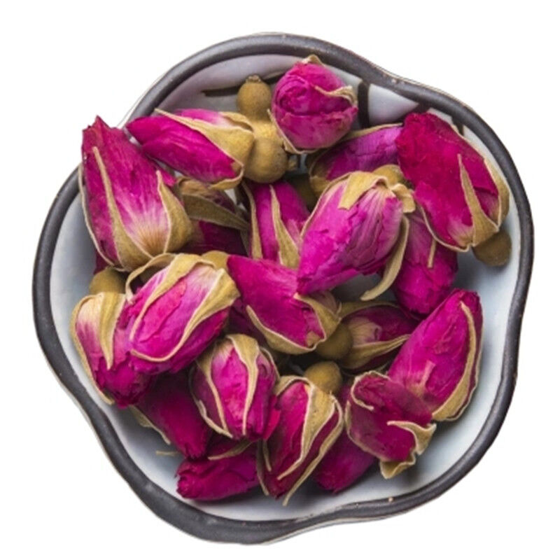 HelloYoung Natural Rose Bud Fragrant Flower Tea Fragrance Dried Rose Health Care Herbal50g Secondary image