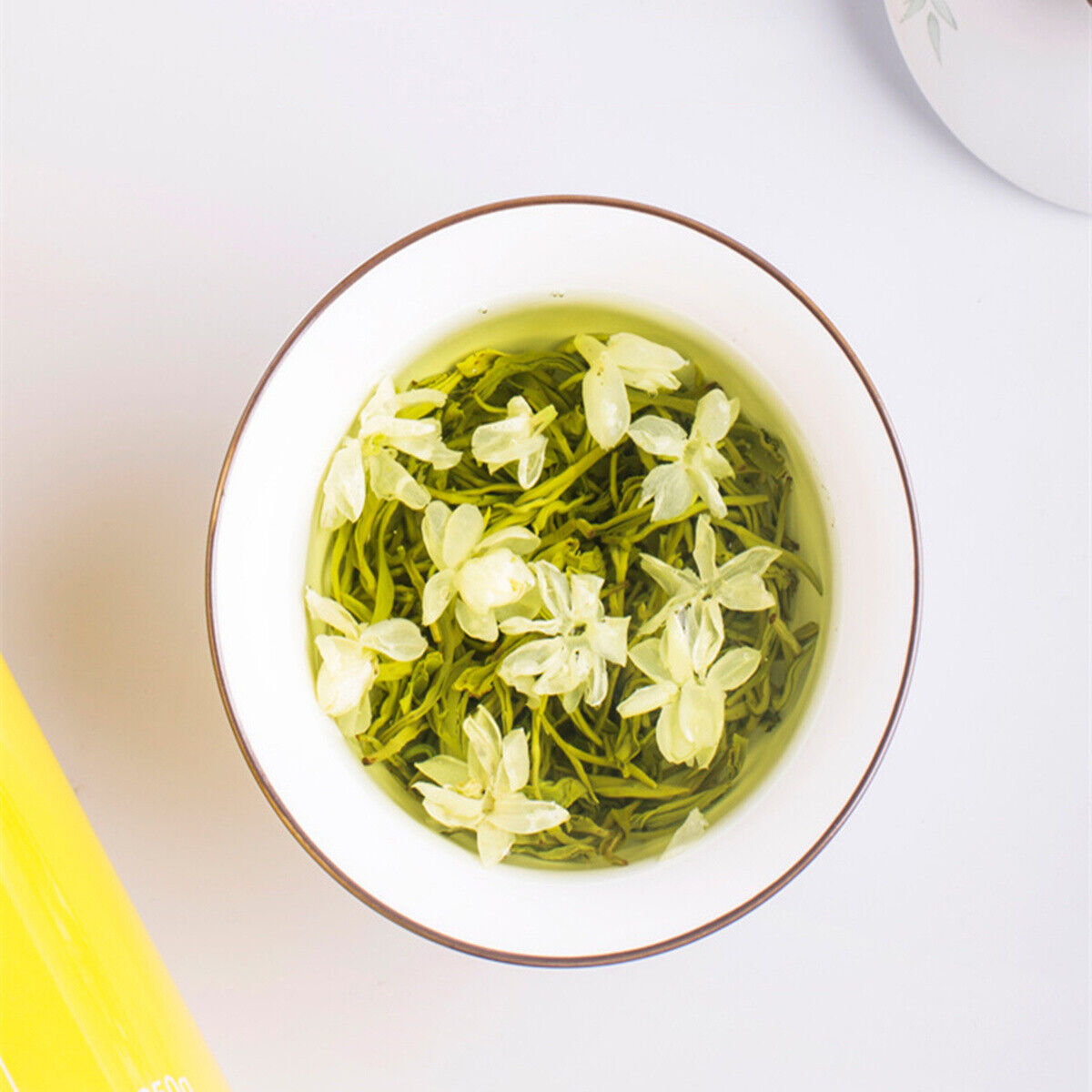 HelloYoung 50g Jasmine Flowers Green Tea Jasmine Flurries Chinese Green Tea Jasmine Flower