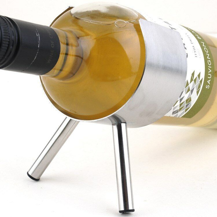 Metal Wine Rack 1 Bottle Countertop Bar Kitchen Wine Bottle Holders Storage Rack Secondary image