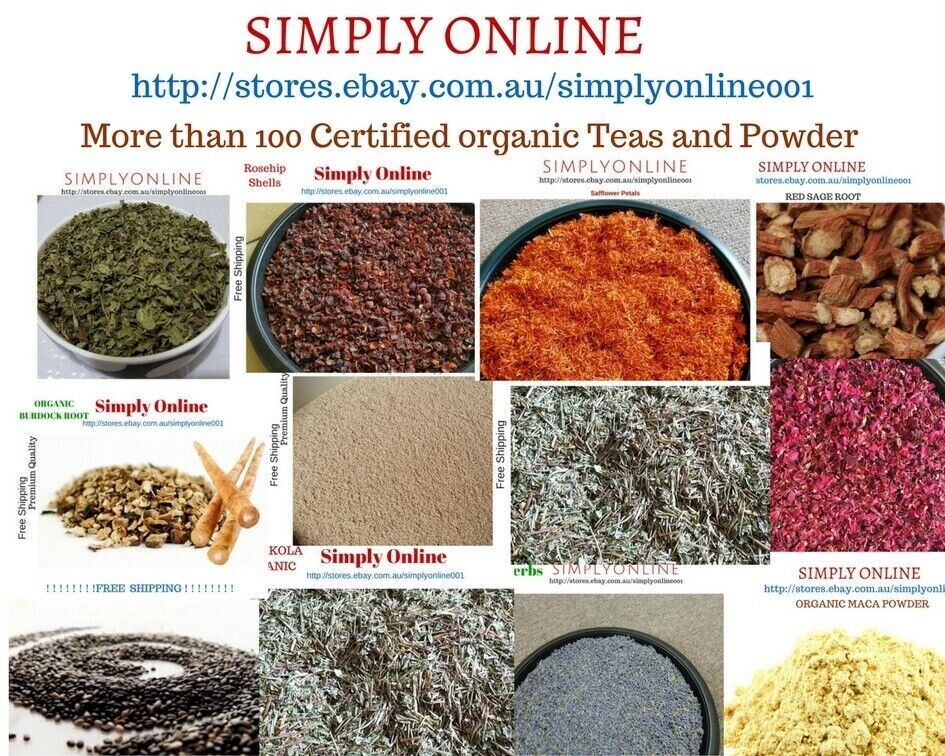 Organic Dried HERBAL TEA  50g Dried Herbs  Free post Vacuum Packed - Main image