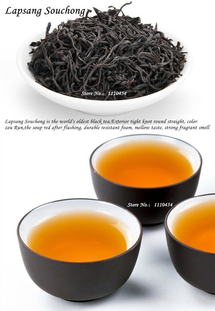 HelloYoung Jinjunmei Lapsang Souchong Dahongpao Tea Black Tea 3kinds of Flavors Tea 12 Bags
