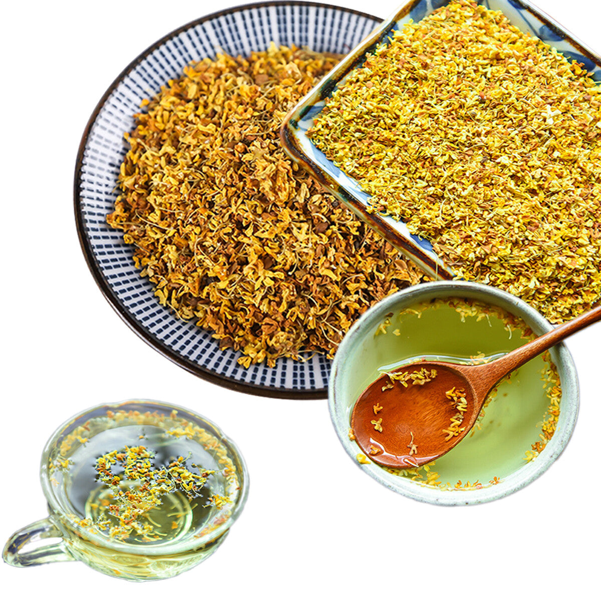 Natural Chinese Organic Sweet-scented Osmanthus Flower Dried Fragrans Tea Herbal