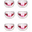 Tea Set 6Pcs Double Wall Glass Chinese Tea Cup Transparent Heat Proof Teacup Set