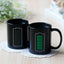 Ceramic Mug Cup Battery Magic Positive Energy Color Changed Coffee Tea Milk Mugs
