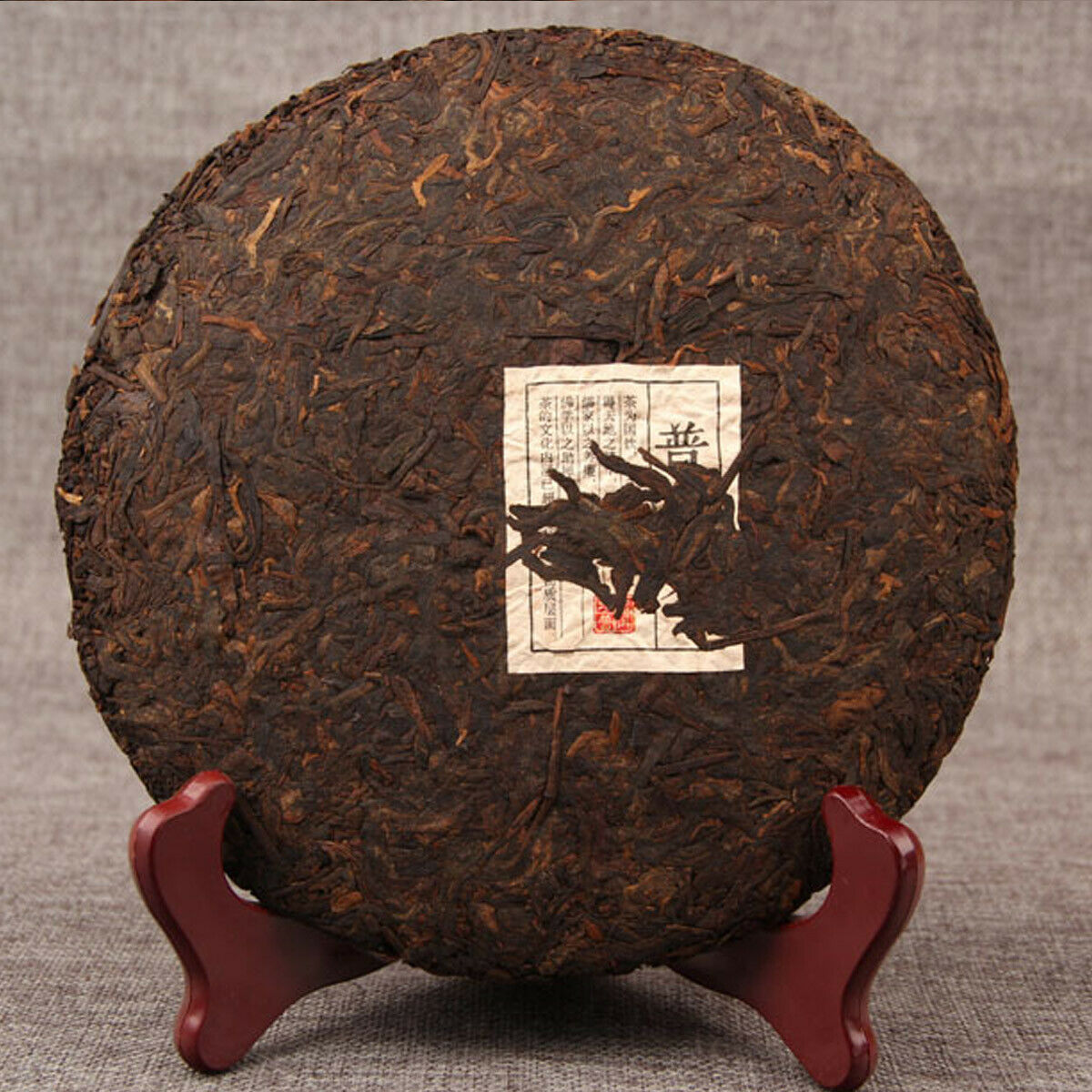HelloYoung Top Grade Ripe Puerh Tea Collected Puerh Qizi Cake  Cooked Tea Cake Yunnan 357g Main image