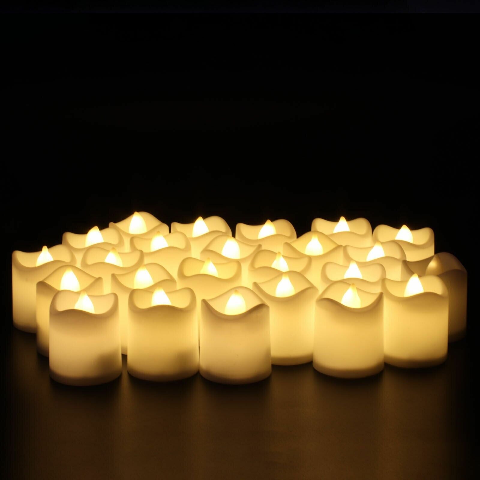 24x LED Flameless Tea Light Tealight Candle Wedding Decoration Battery Included Main image