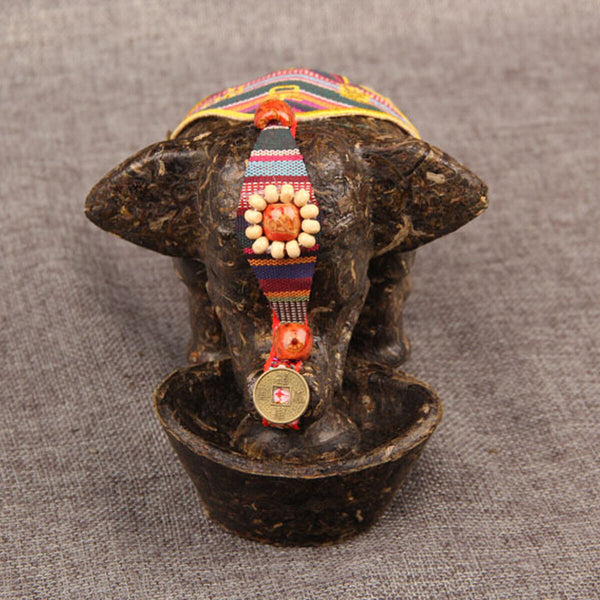 HelloYoung Lucky Creative Gift Puer Tea Craft Cha Puer Sheg Cha Carving Gifts Green Food