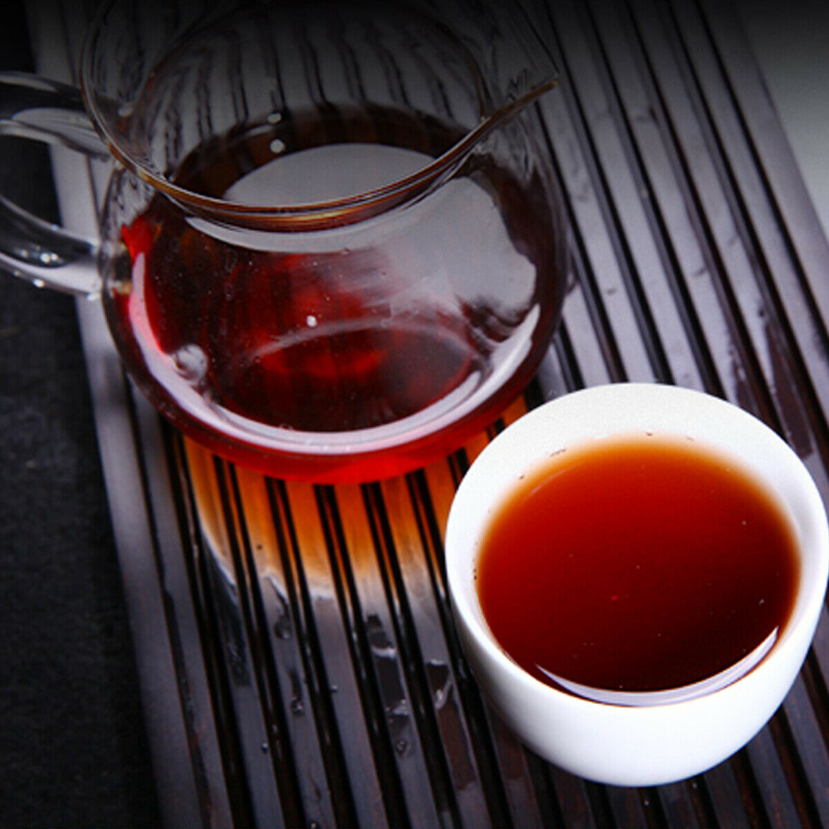 HelloYoung Puerh Tea Black Tea Cooked Tea  Healthy Food Red Shu Cha China Yunnan Tea 500g Main image