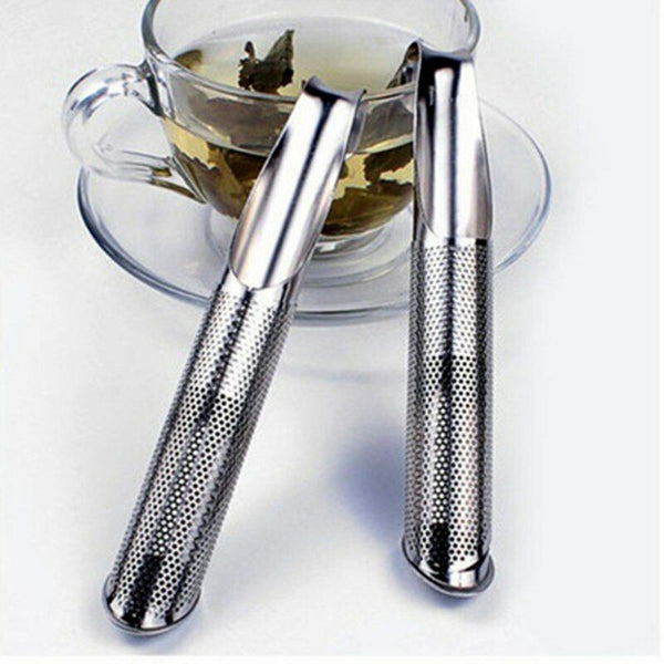 Pipe Shape Loose Leaf Diffuser Tea Strainer Stainless Steel Infuser Tea Filter