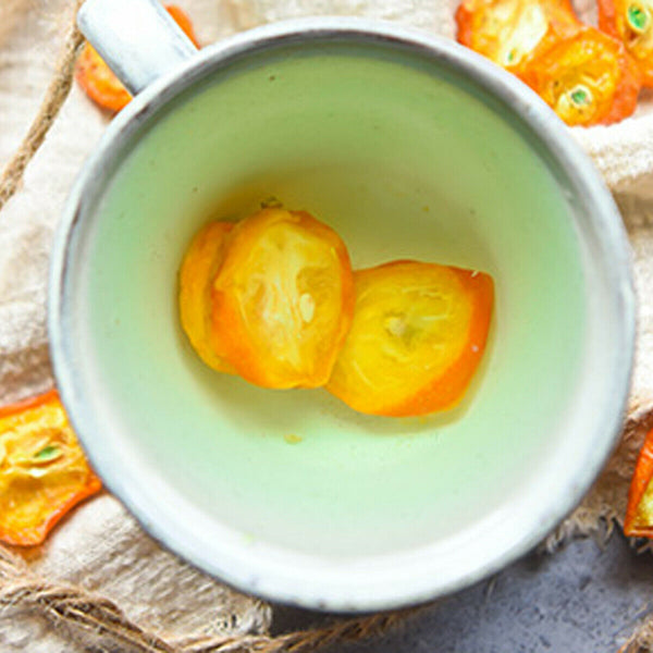 HelloYoung Fruit Tea Kumquat Slices Tea Chinese Special Herbal Moistening Lung Healthy Food