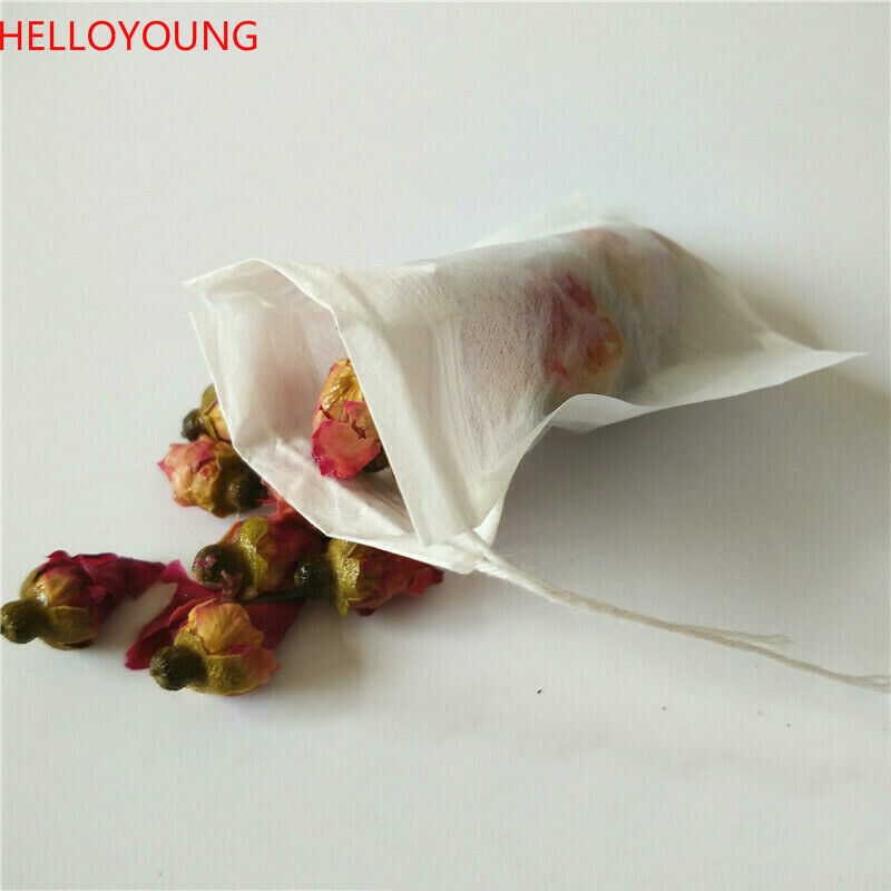 Tea Infusers Tea Bags with String Filter Paper for Herb Loose Tea Bag Tea Set