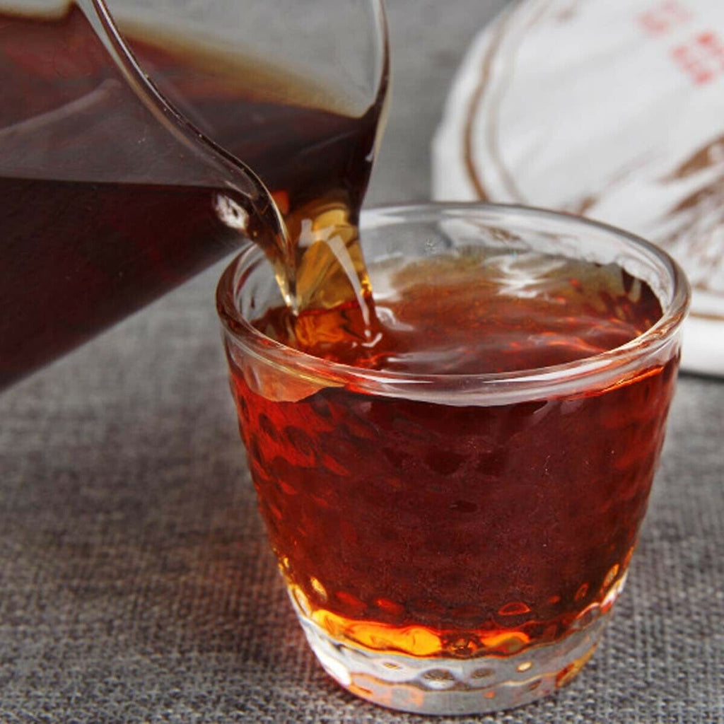 HelloYoung Premium Cooked Puerh Tea Jingmai Mountain Chen Xiang Old  Black Tea Organic 357g