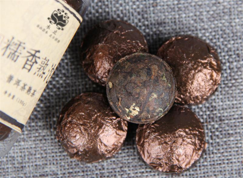 HelloYoung Small Canned Tuocha Organic Puer Black Tea Yunnan Glutinous Rice Pu Erh Tea 100g