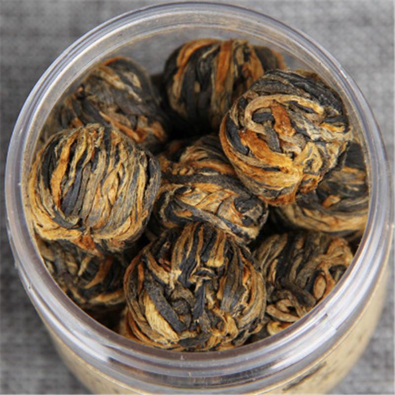 Dianhong Black Tea Handmade 60g Chinese Yunnan Small Golden Ball Canned Red Tea