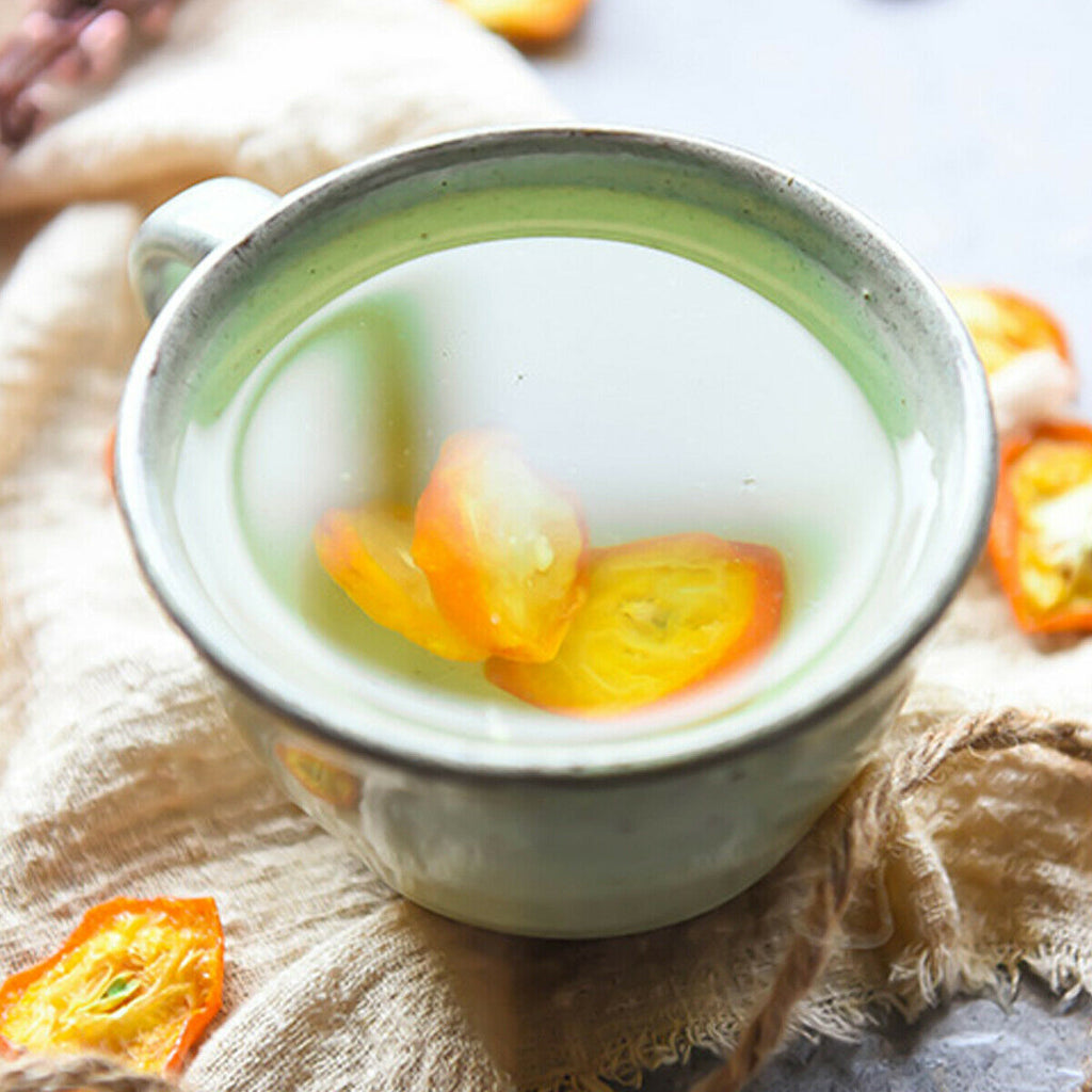 HelloYoung Fruit Tea Kumquat Slices Tea Chinese Special Herbal Moistening Lung Healthy Food