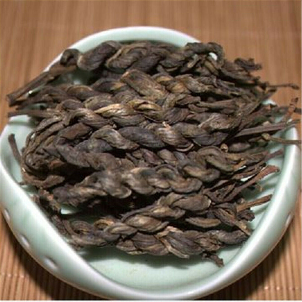 HelloYoung Yunnan Snowy Handmade Plait  Puer Tea Raw Pu-Erh Tea Healthy Food Puer Green Tea
