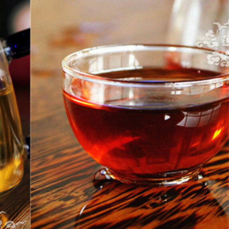 50g China Top-grade Black Cooked Puerh Tuocha Mini Slimming Tea 10Pcs Pu-erh Tea