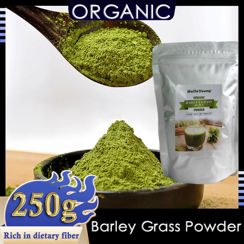 HelloYoung HelloYoung Imported Unsweetened Premium Organic Barley Grass Contains Iron Vitamin C, & Vitamin E – Non-GMO Main image