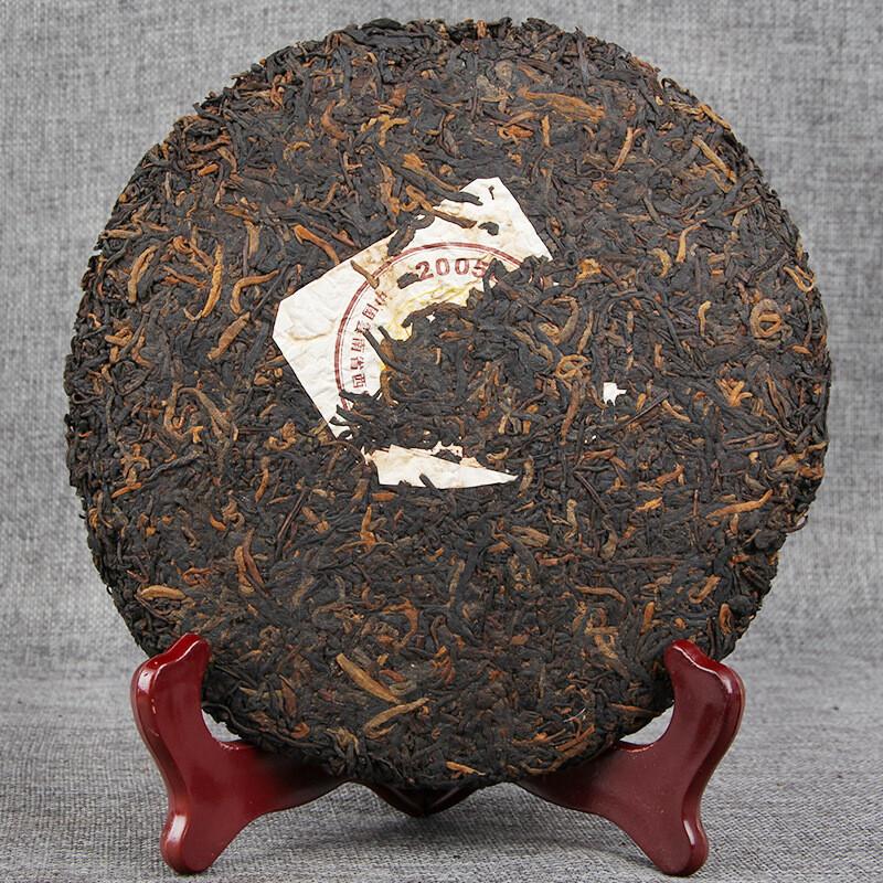 HelloYoungTea 357g 2005 Yunnan Pu Erh Tea Cake Ripe Puer Collection
