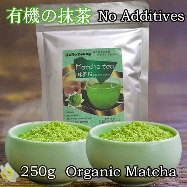 HelloYoung Matcha Green Tea 100% Fresh & Natural, Nothing Added. Carefully chosen best quality leaves detox slim slimming diet drink for loss weight